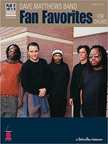 ספר תווים לתופים Dave Matthews Band - Fan Favorites for Drums