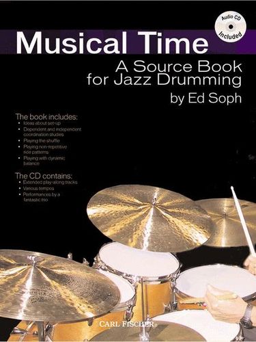 ספר תווים לתופים Musical Time: A Source Book for Jazz Drumming: Ed Soph