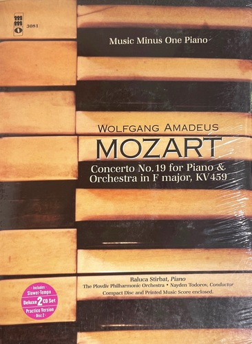 ספר תווים Mozart Concert No.19 for Piano & Orchestra in F major, KV459 