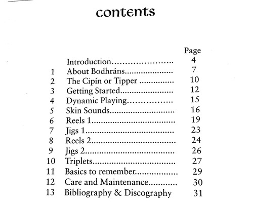 ספר לימוד ל-בוראן Bodhran Basics by Steafan Hannigan