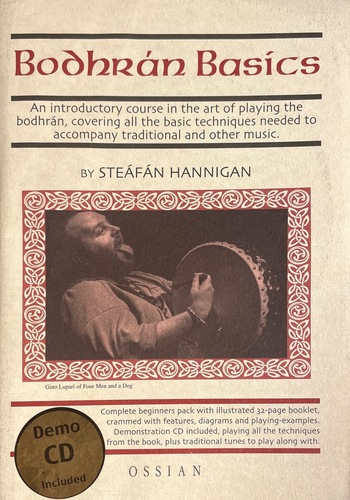 ספר לימוד ל-בוראן Bodhran Basics by Steafan Hannigan