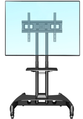 לחץ להגדלת התמונות עבור עגלת טלוויזיה ניידת North Bayou AVA1500 למסכים עד "75 – מתקן מתכוונן על גלגלים
