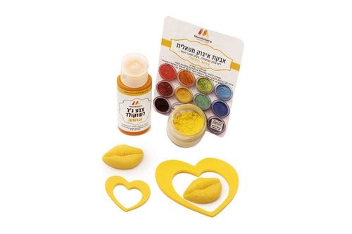 צבע ג'ל  לשוקולד  צהב