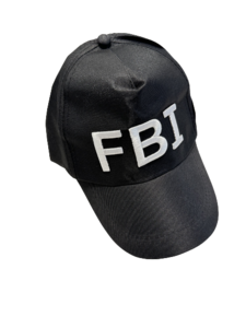 כובע מצחיה בולשת (FBI) שחור