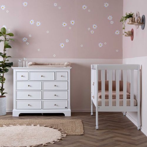 שידת החתלה לתינוק מילאנו MDF - לבן