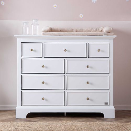 שידת החתלה לתינוק מילאנו MDF - לבן