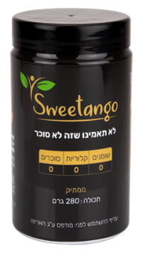 ממתיק אריתריטול 280 גרם -  SWEETANGO
