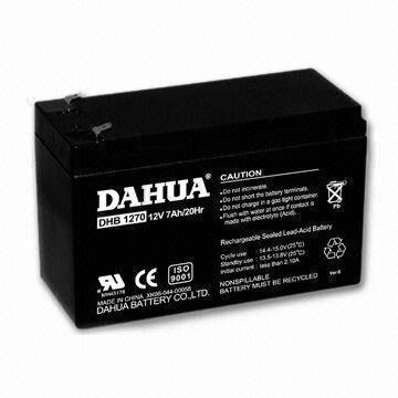 סוללה למערכת אזעקה 12V 7A 