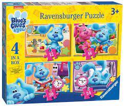 4 פאזלים בקופסא - החברים של בלו מבית RAVENSBURGER