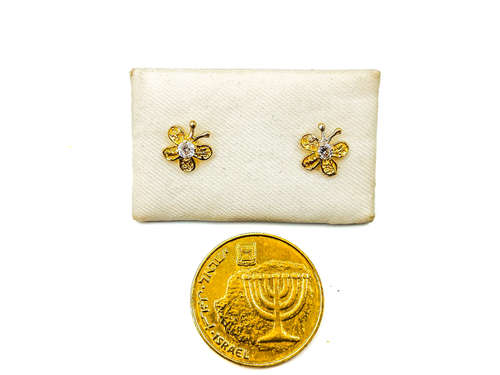 עגיל צמוד פרפר