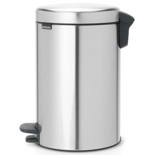פח פדל 12 ליטר נירוסטה מאט FPP ברבנטיה | Brabantia NewIcon