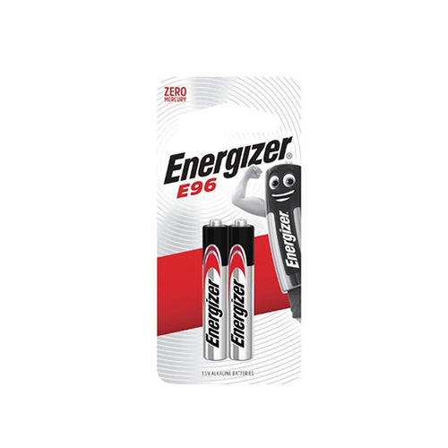 2 סוללות לא נטענות Energizer 1.5V AAAA E96 LR61 