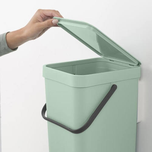 פח הפרדה 12 ליטר פלסטיק, ירוק בהיר Brabantia