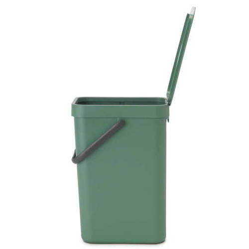 פח הפרדה 12 ליטר פלסטיק, ירוק עז Brabantia