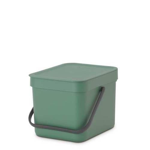 פח הפרדה 6 ליטר פלסטיק, ירוק עז Brabantia