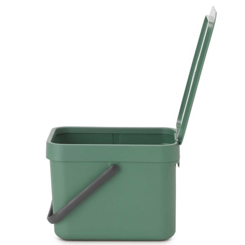 פח הפרדה 6 ליטר פלסטיק, ירוק עז Brabantia