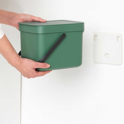 פח הפרדה 6 ליטר פלסטיק, ירוק עז Brabantia