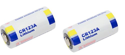 זוג סוללות LISUN  CR123