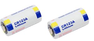 זוג סוללות LISUN CR123