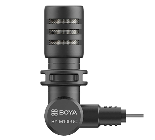 מיקרופון בחיבור למכשירי Type-C דגם Boya BY-M100UC