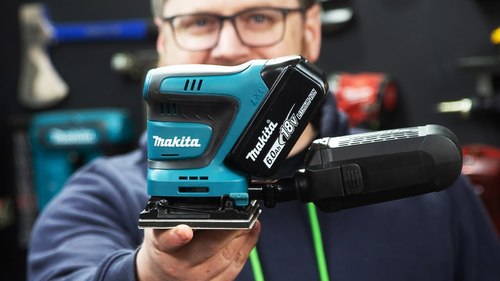מלטשת רוטטת נטענת DBO480 תוצרת Makita
