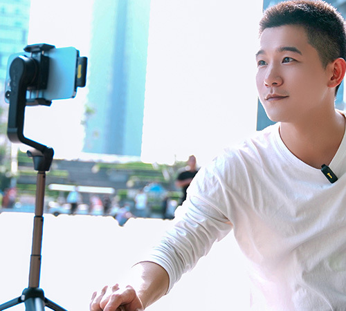 זוג מיקרופונים דש אלחוטיים לאייפון Boya BY-WM3T2-D2