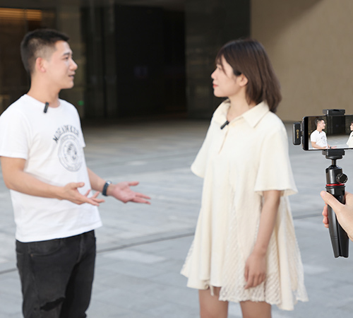 זוג מיקרופונים דש אלחוטיים בחיבור USB-C דגם Boya BY-WM3T2-U2