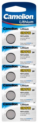 מארז 5 סוללות  CAMILION CR1616
