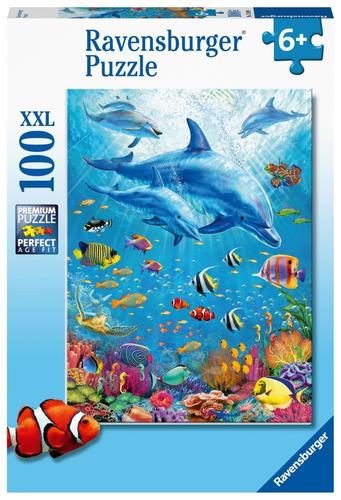 פאזל 100 חלקים - דולפינים