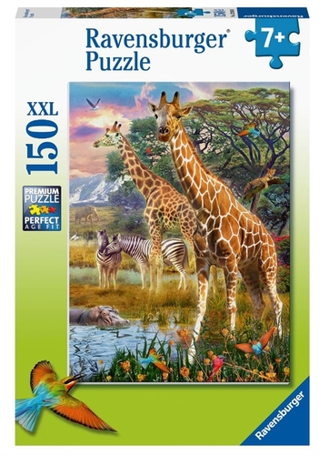 פאזל 150 חלקים - ג'ירפות באפריקה