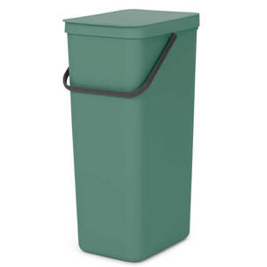 פח אשפה מפלסטיק 40 ליטר, ירוק כהה Brabantia