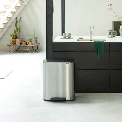 פח אשפה עם דוושה 60 ליטר, BO נרוסטה Brabantia
