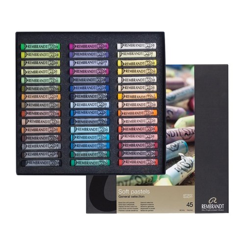 סט של 45 גירי פסטל רך REMBRANDT extra fine sof pastels