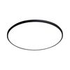 צמוד תקרה עגול דק שחור TIME 64W 80CM 12CCT- גוון אור משתנה בלחיצה על ידי שלט רחוק , 16 דרגות עמעום ,  בעל מצב לילה .