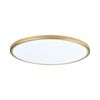 צמוד תקרה עגול דק זהב TIME 64W 80CM 12CCT- גוון אור משתנה בלחיצה על ידי שלט רחוק , 16 דרגות עמעום ,  בעל מצב לילה .