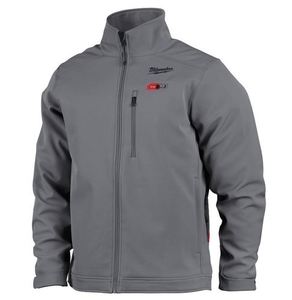 מעיל מחמם M אפור M 12 HJ GREY כולל סוללה2A + מטען Milwaukee