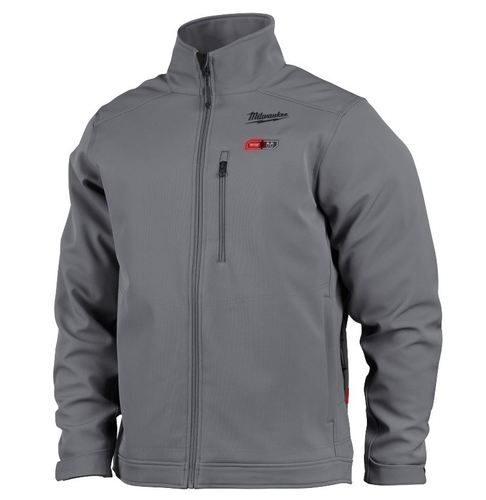 מעיל מחמם L אפור M 12 HJ GREY כולל סוללה2A + מטען Milwaukee