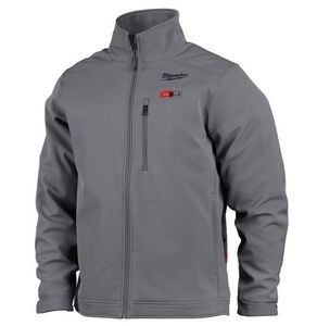 מעיל מחמם L אפור M 12 HJ GREY כולל סוללה2A + מטען Milwaukee