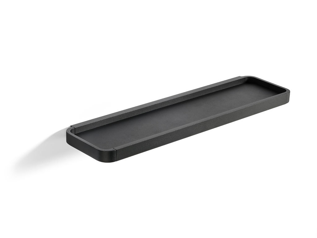 מדף לאמבטיה Rim - שחור Zone