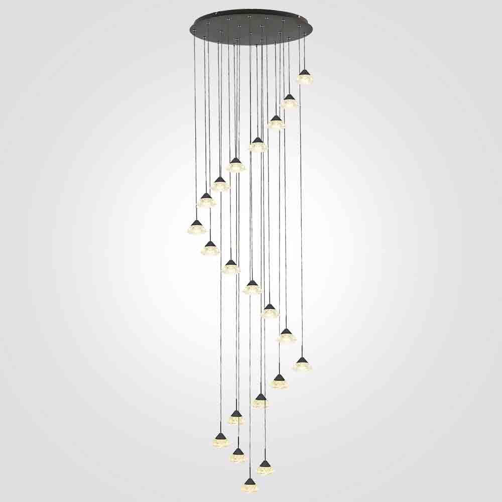 מנורת תליה לואיזה 20 יהלומי אקריל 100W