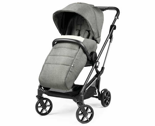 עגלה משולבת לתינוק - Vivace City Grey Peg perego - אפור פג פרגו