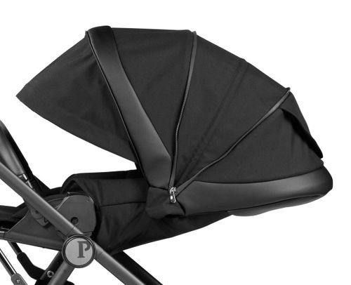 עגלה משולבת לתינוק - Vivace Licorice Peg perego - שחור פג פרגו