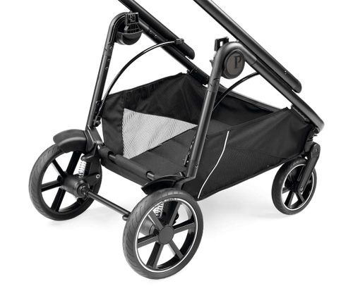 עגלה לתינוק עם סל שכיבה Veloce Licorice Peg perego  - שחור פג פרגו