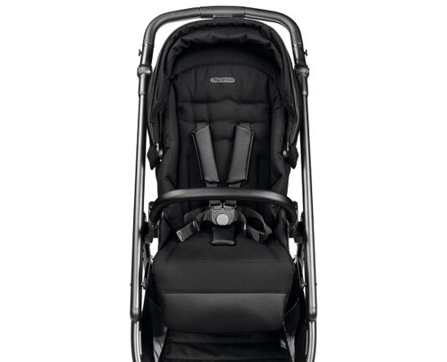 עגלה לתינוק עם סל שכיבה Veloce Licorice Peg perego  - שחור פג פרגו
