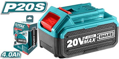סוללת ליתיום-יון 20V 4.0 AH