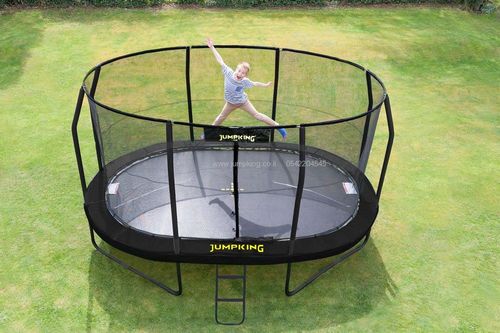  רשת הגנה מקורית לטרמפולינה אובלית jumpking 8\11.5