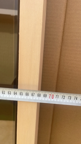 דלת לסאונה 70\190 דגם KD60