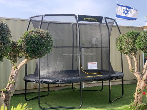 טרמפולינה 2.7X4.0מ' אובלית הטובה בעולם דגם Jumpking Black Oval 