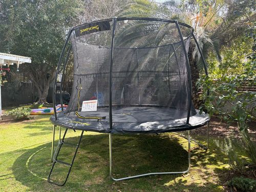 טרמפולינה JUMPKING 3.6מ' עגולה דגם קלאסיק (קומבו)דלוקס
