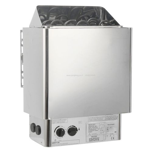 תנור סאונה 6KW כולל פיקוד אנטגראלי